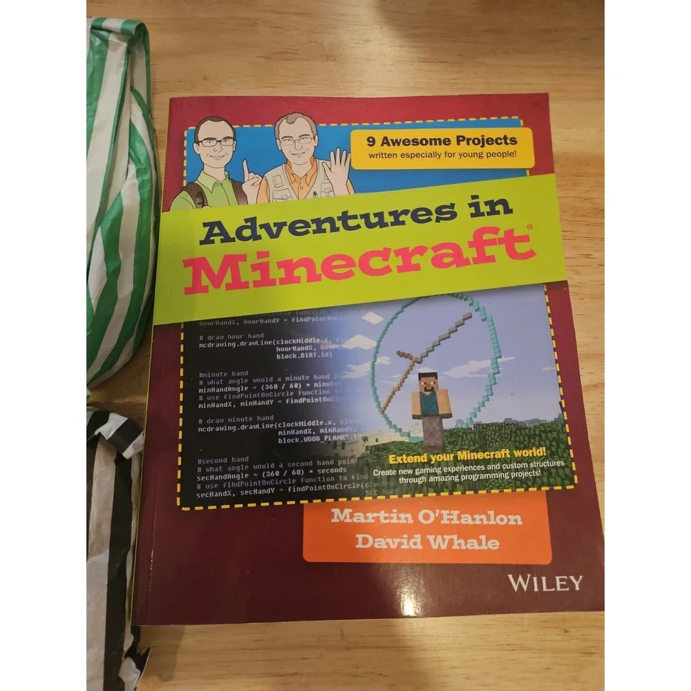 Adventures in Minecraft - Programming Book & Parts Kit + STS-Pi Robot Kit